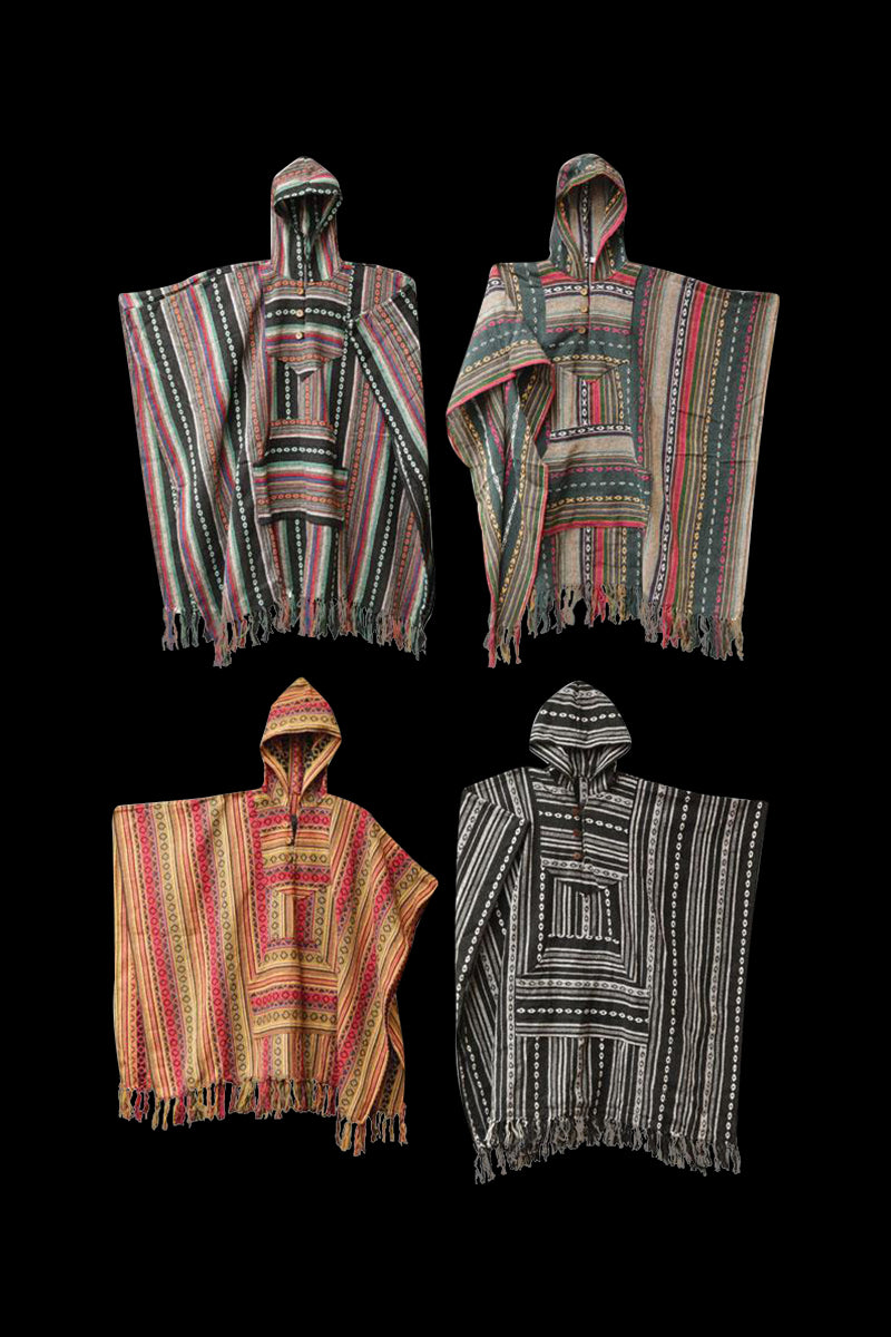 Gorgeous Large Dari Cotton Poncho - A Must - Have!