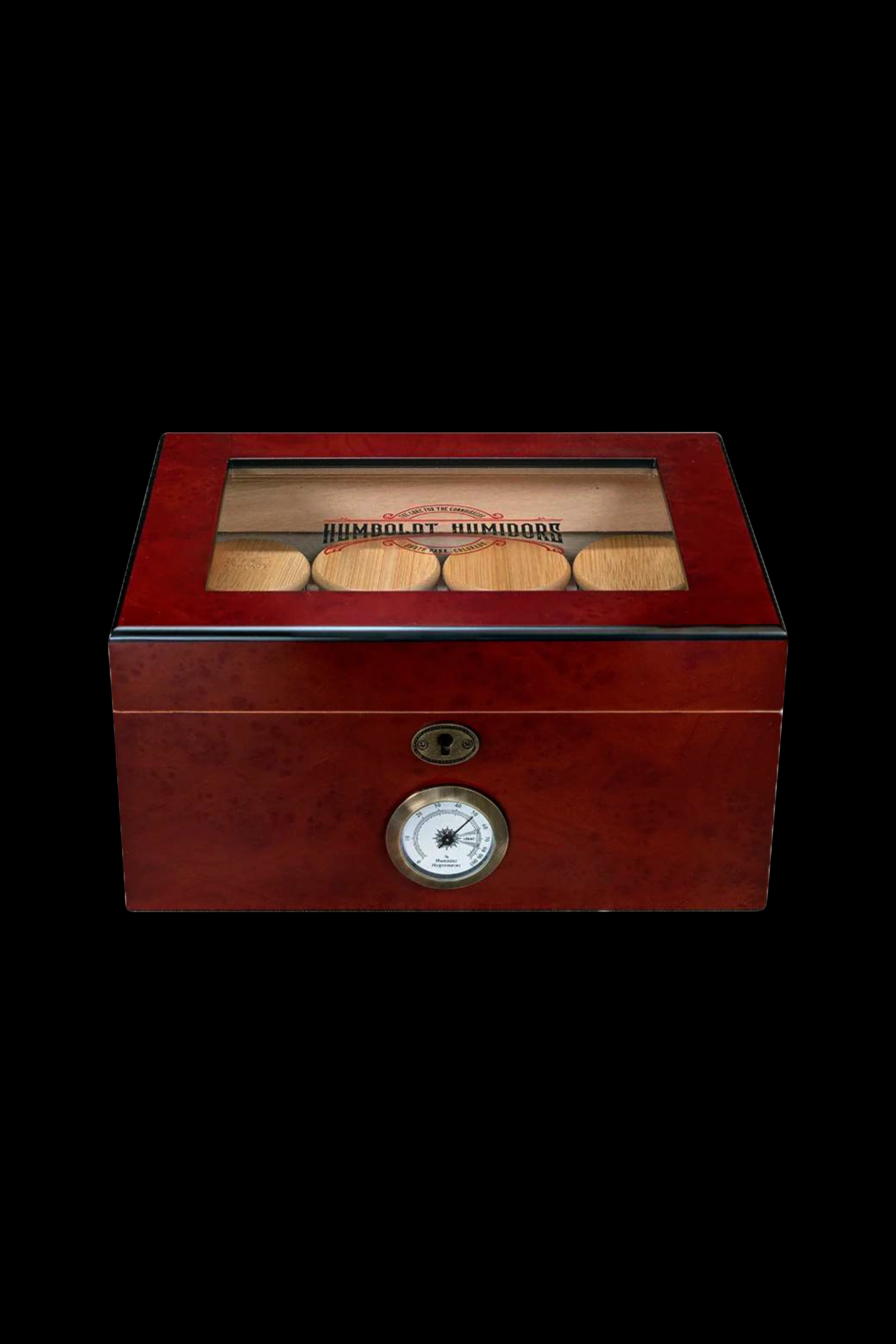 Humboldt's Exquisite Glass Top Humidor