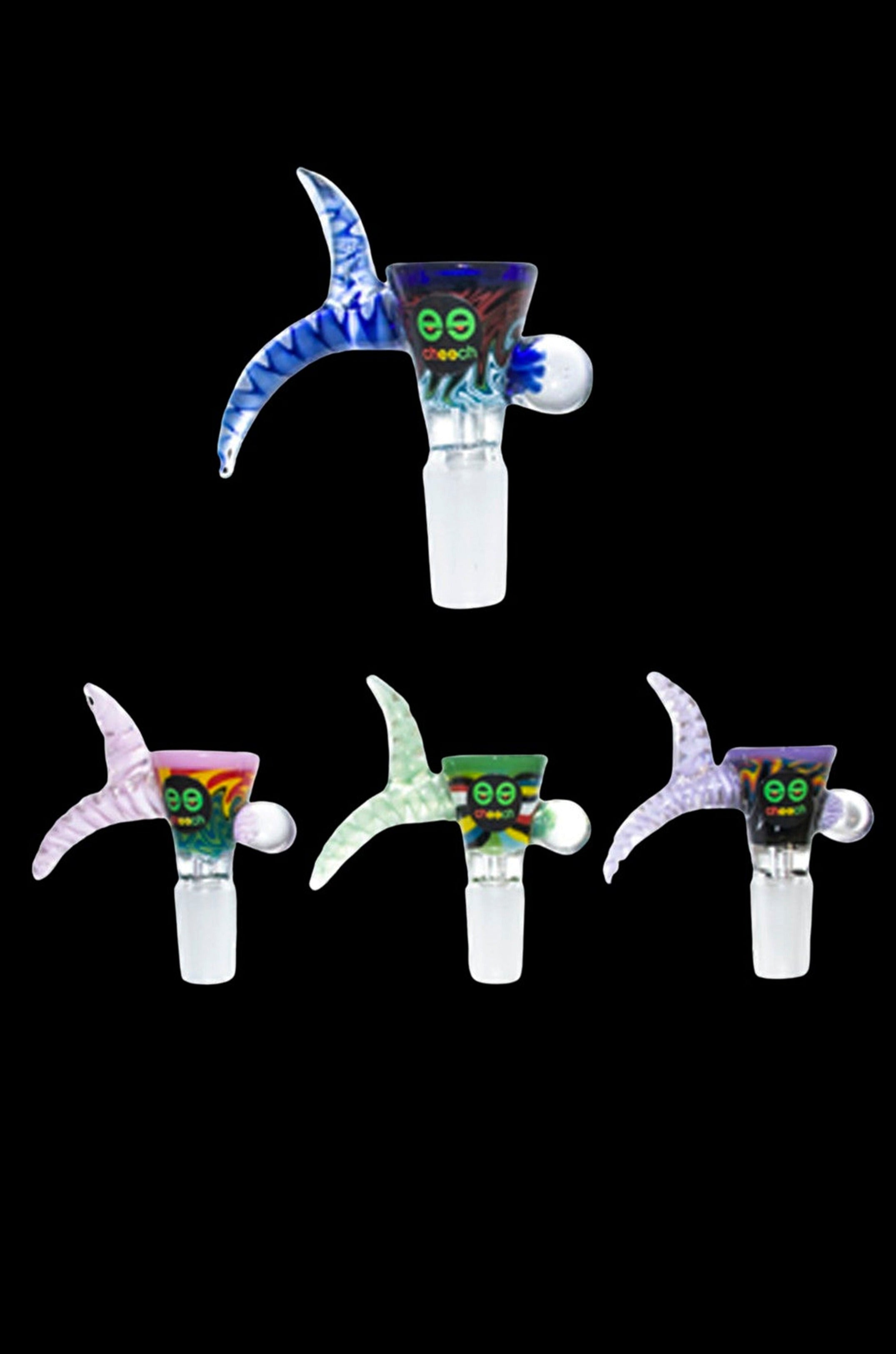 Cheech Glass Horn Herb Bowl - A Quirky Smoking Essential