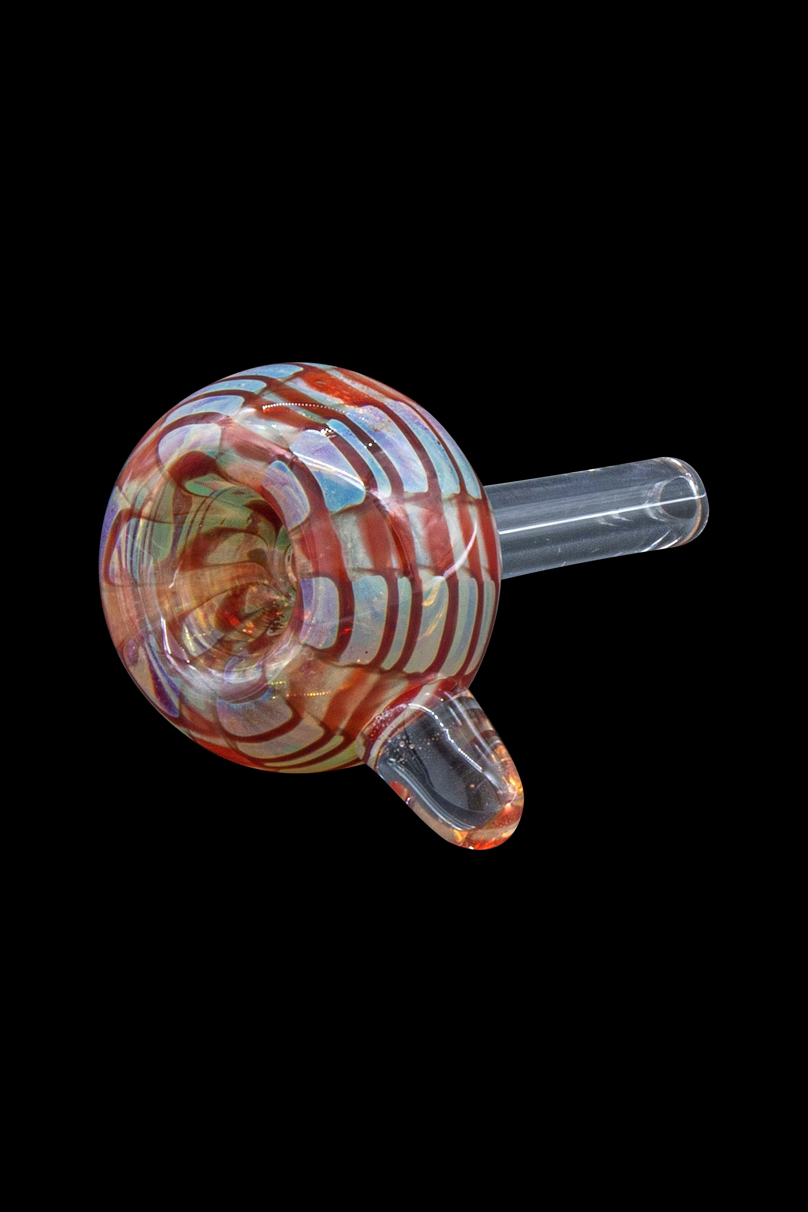 LA Pipes Colorful Raked Bubble Pull - Stem Slide Bowl - A Stunning Addition!
