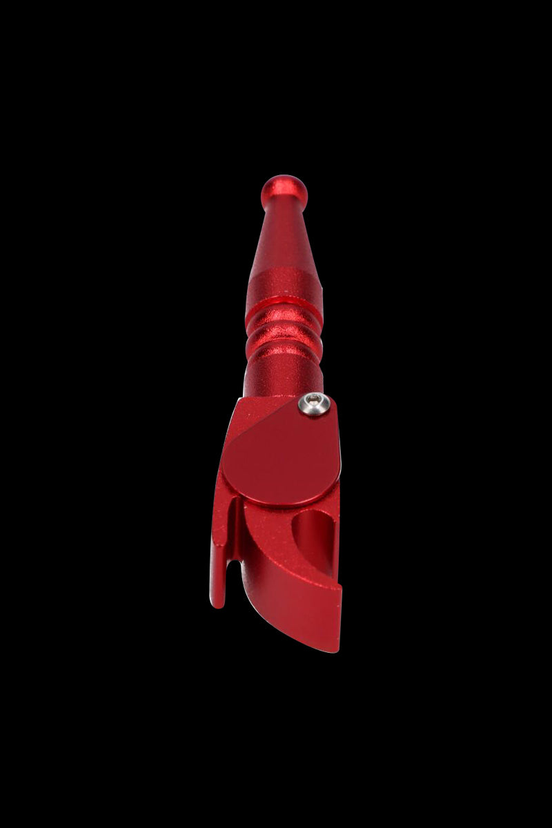 Incredible Metal Hand Pipe with Swivel Lid and Bottle Opener