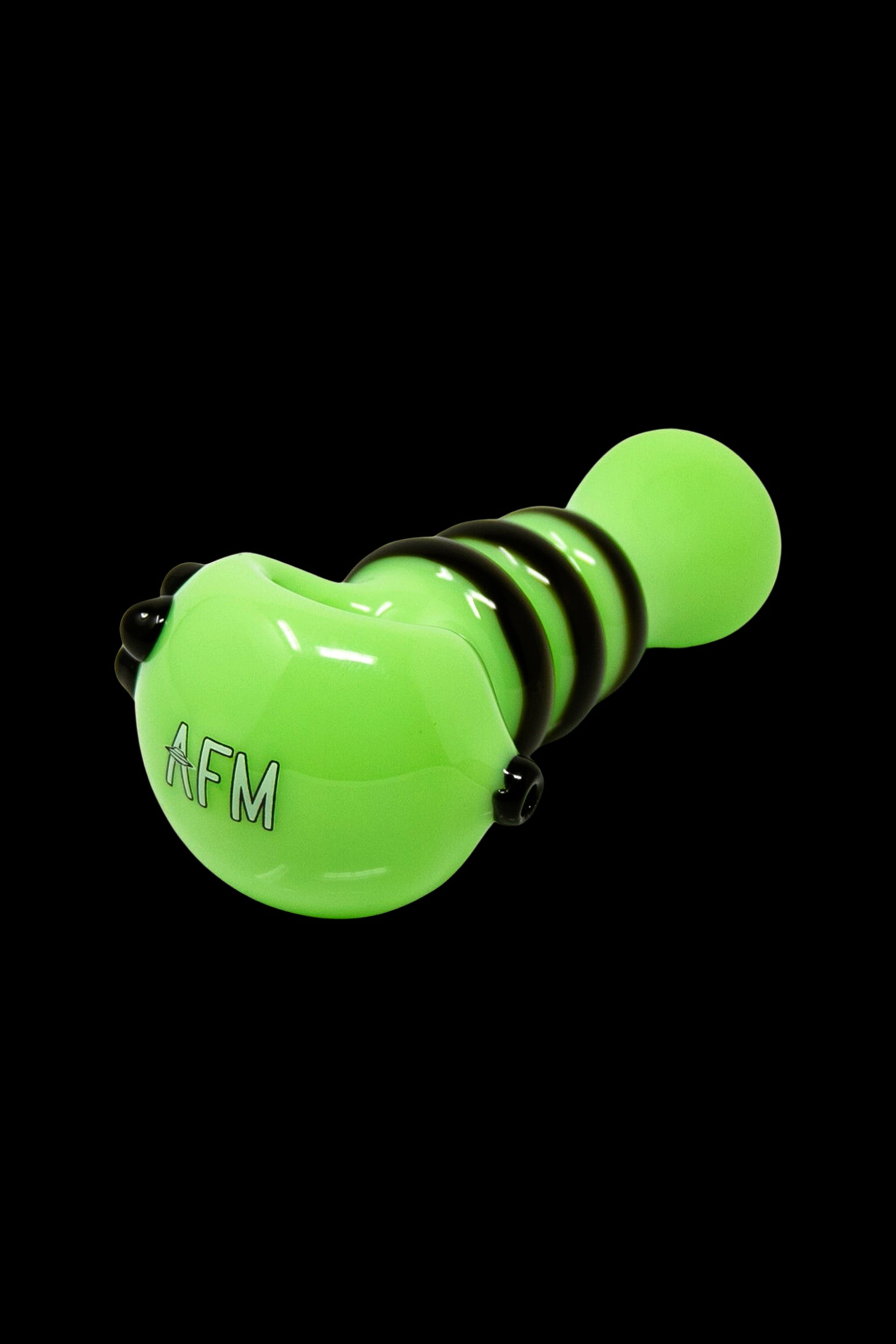 AFM Glass Tiger Stripe Hand Pipe - A Colorful Smoking Delight