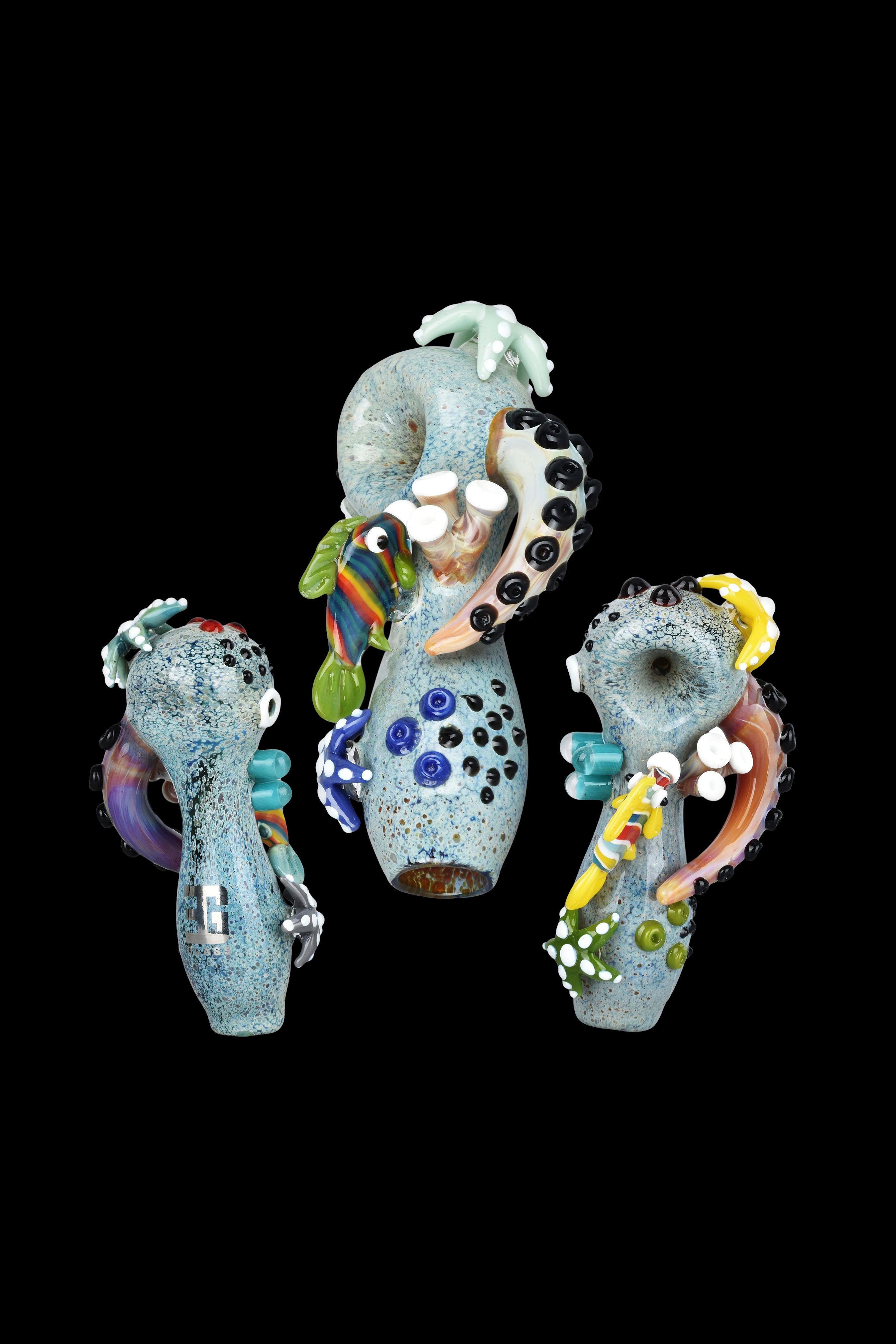 EG Glass Under The Sea Glass Hand Pipe - A Magical Smoking Companion