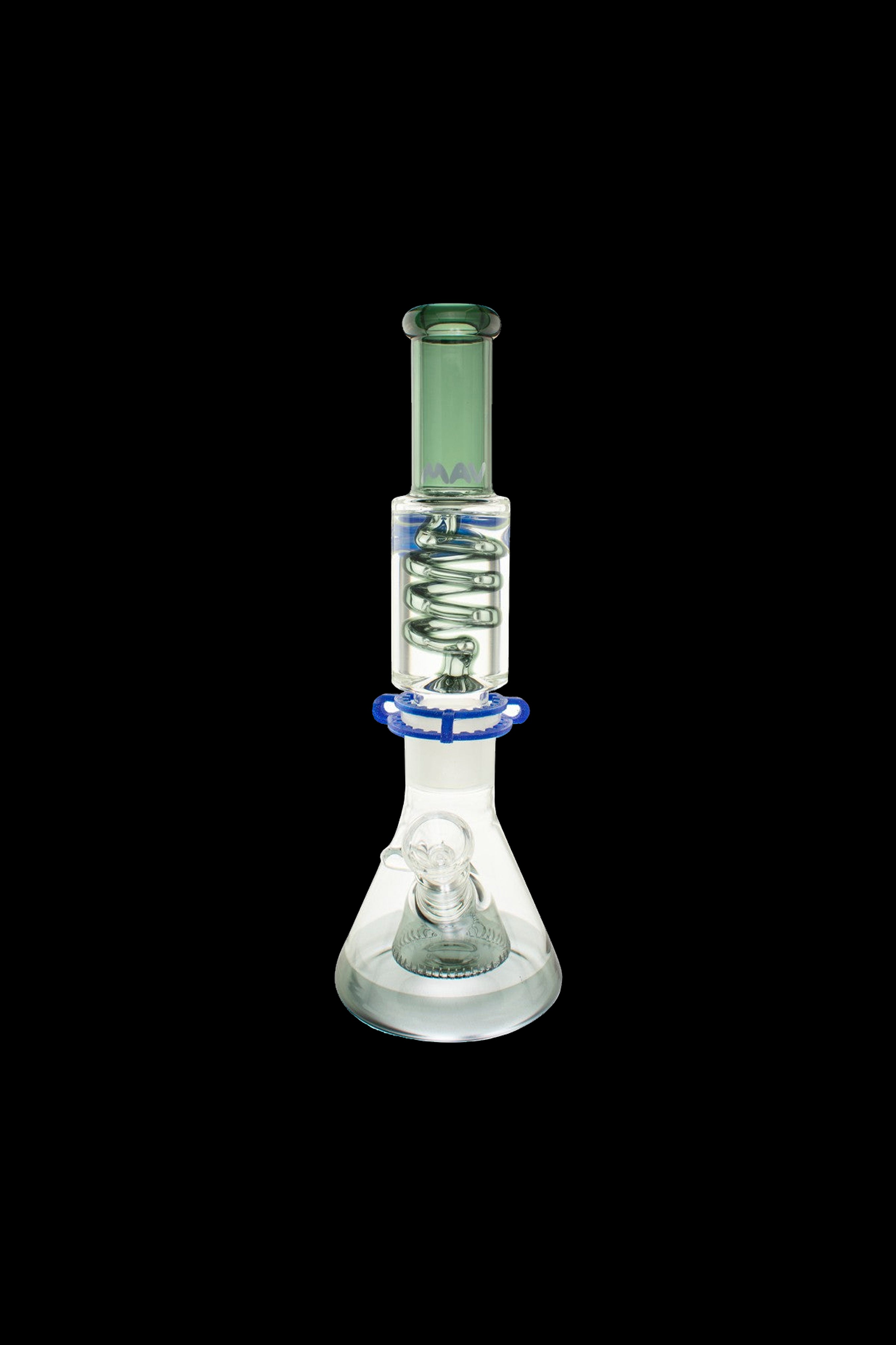 MAV Glass Slitted Pyramid Beaker Freezable Coil System - Premium Smoking Experience
