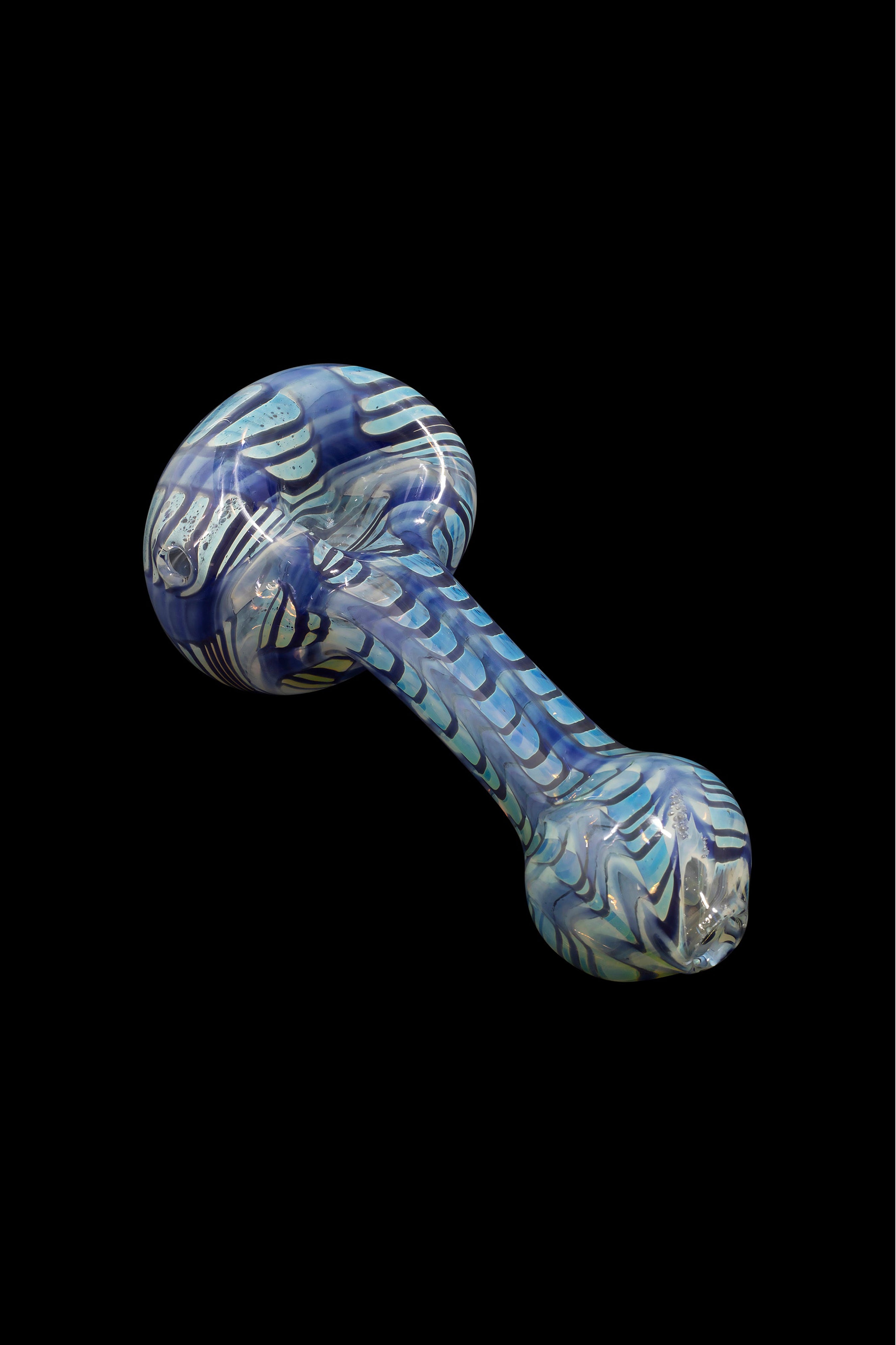 LA Pipes Candy Swirl Magic Glass Spoon Pipe