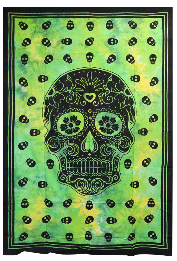 Eye - Catching Multi Skull Tapestry