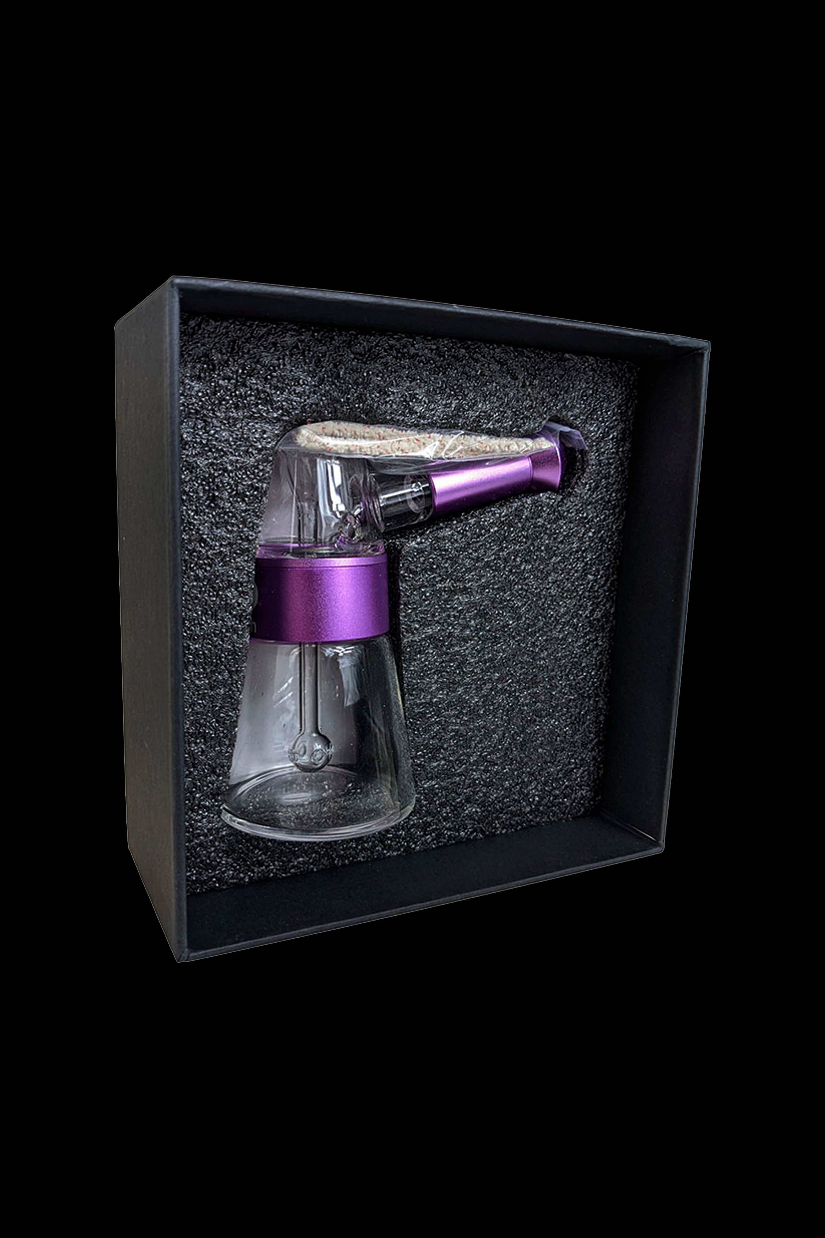 Cheech Glass Lantern-Style Metal Glass Bubbler