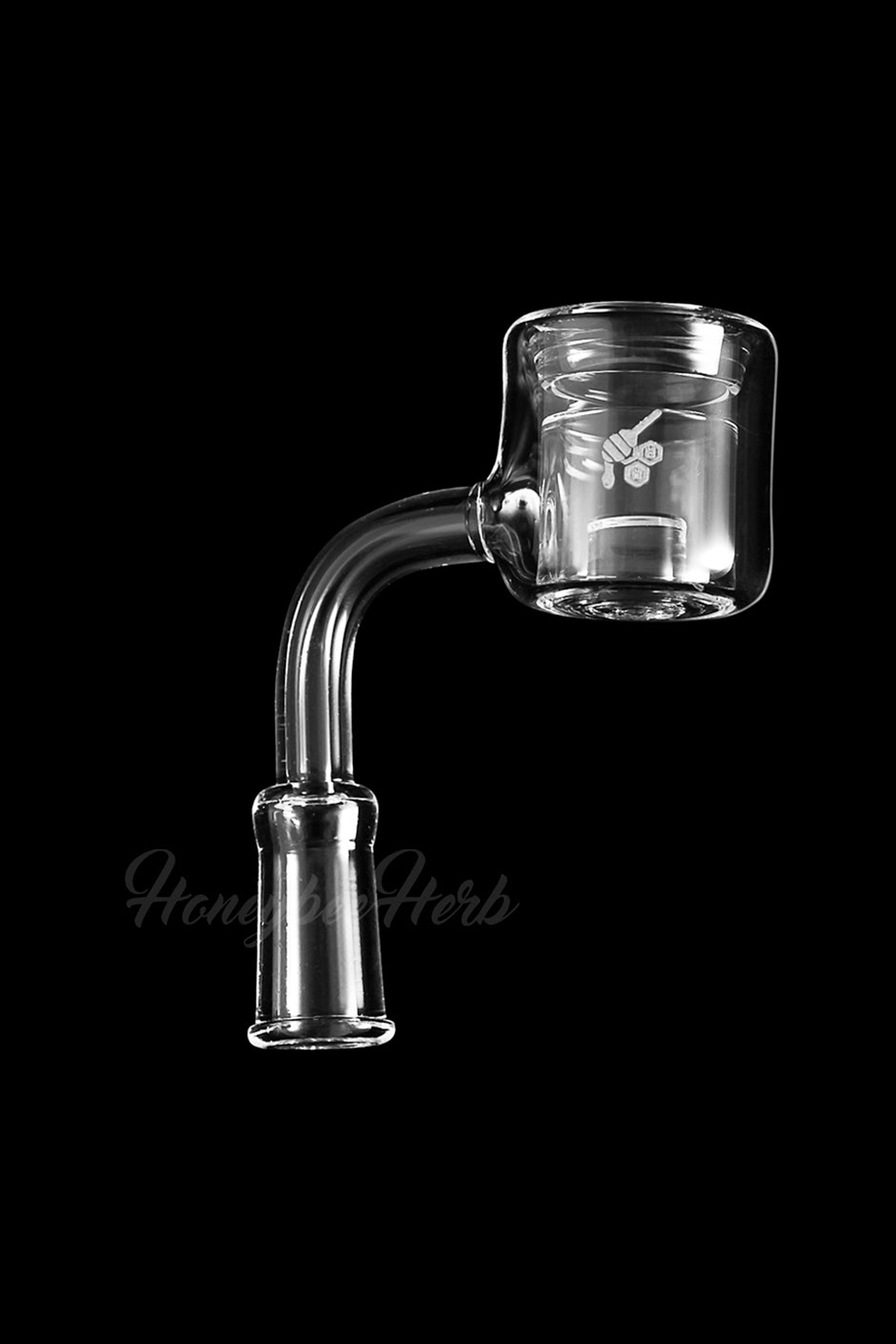 Honeybee Herb Yellow Line Thermal Core Reactor Quartz Banger - The Ultimate Dabbing Essential