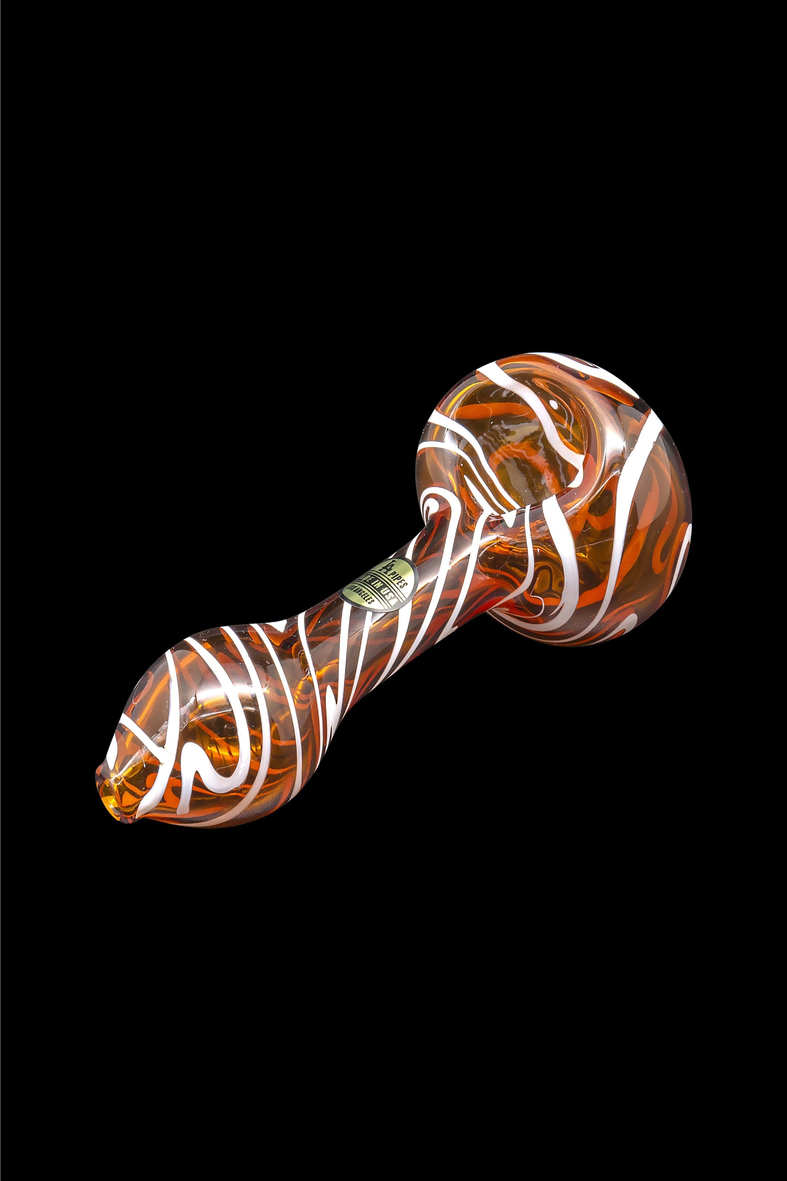 LA Pipes Warped Space Color Glass Spoon - A Stunning Smoking Essential