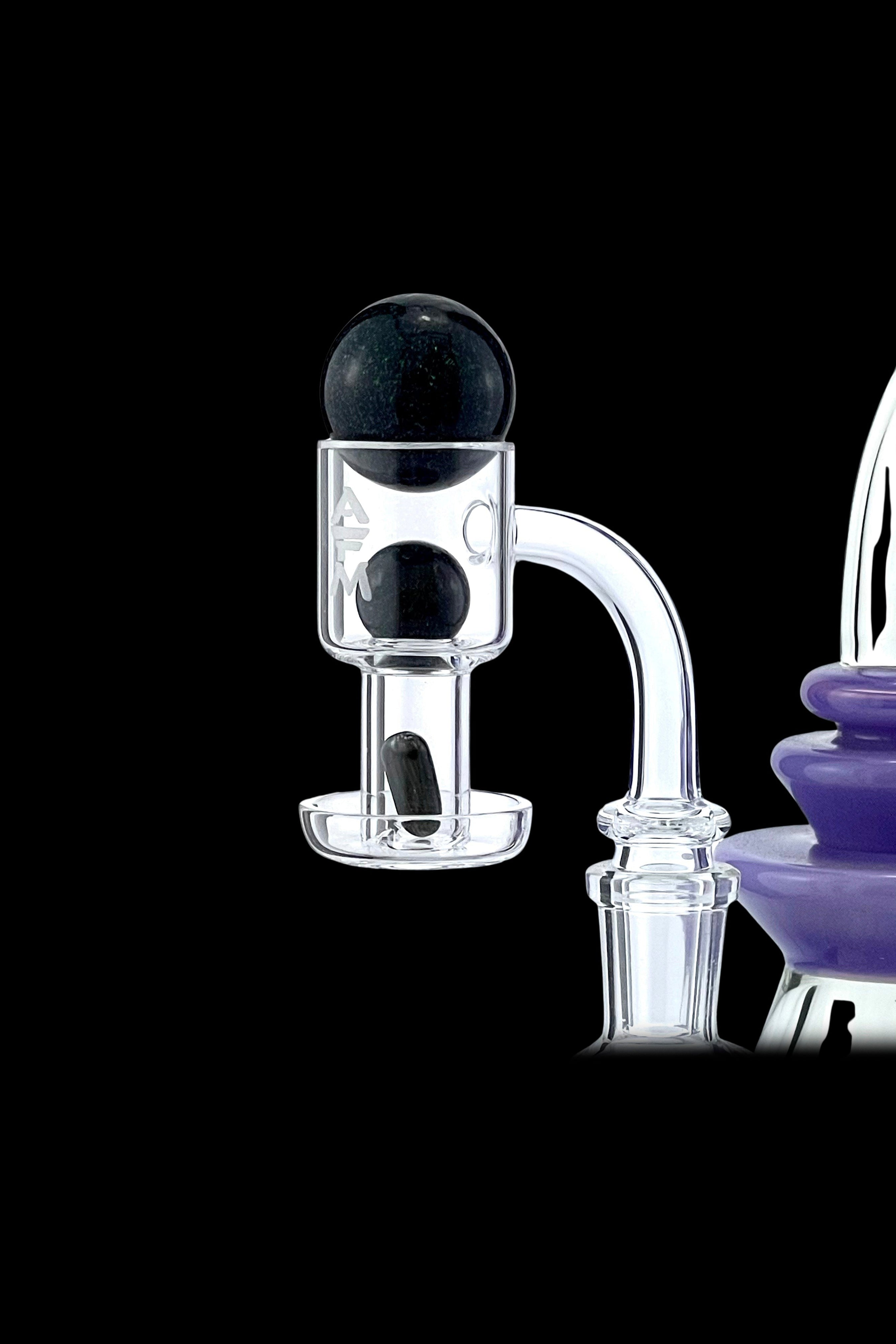 AFM Glass Terp Slurper with 3mm x 25mm Marble Pill Set - Premium Dab Essential