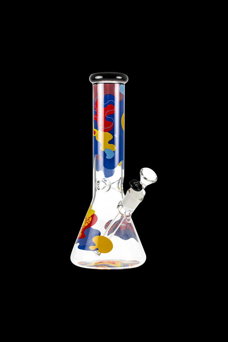 Famous Brandz Papaya: Stunning Glass Beaker Ice Bong