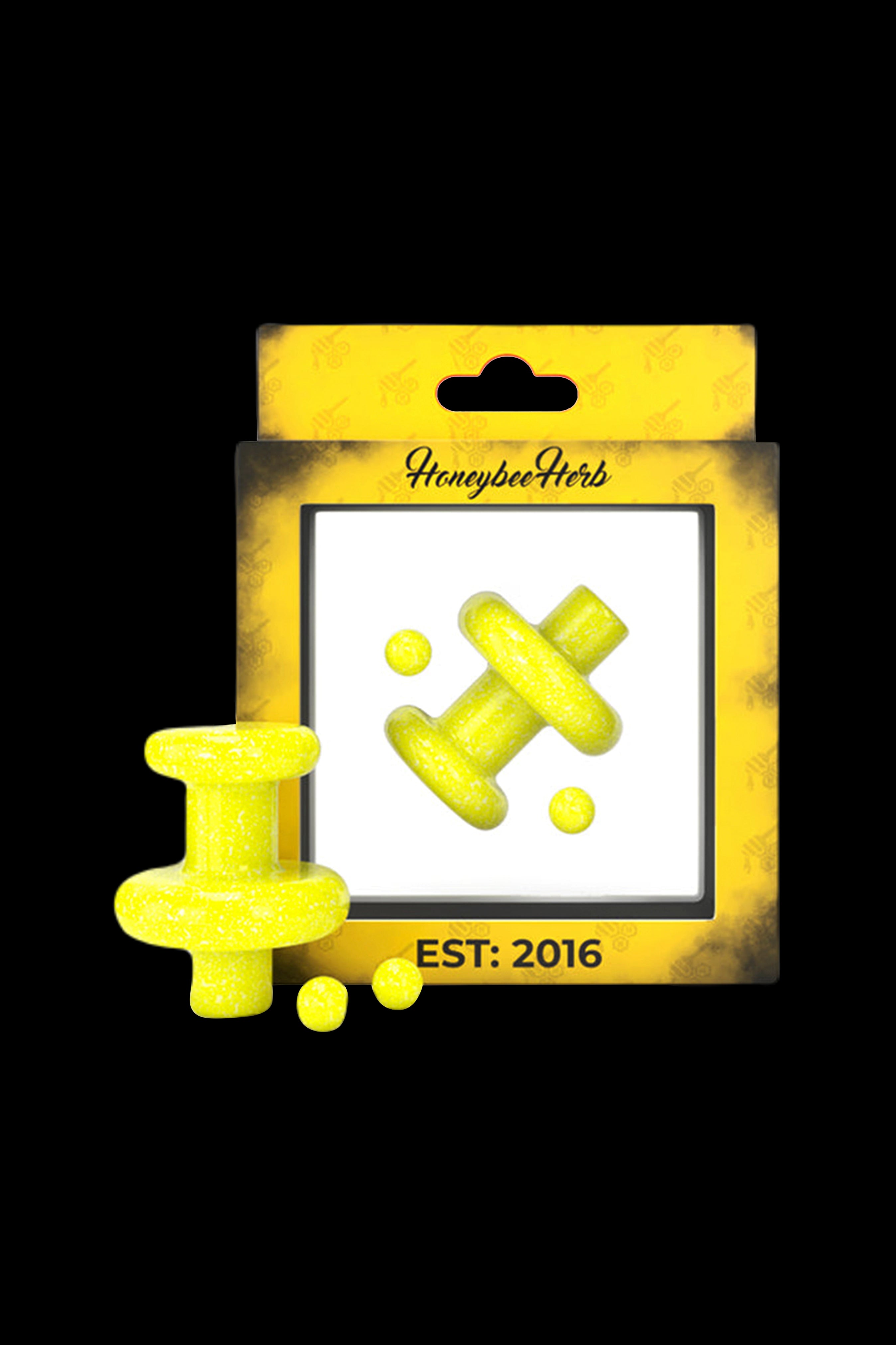 Honeybee Herb Neon Control Tower Carb Cap - A Stunning Addition