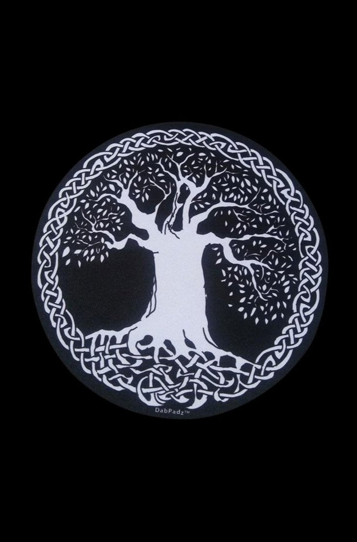 DabPadz Tree of Life Round Fabric Top - The Ultimate Dab Pad