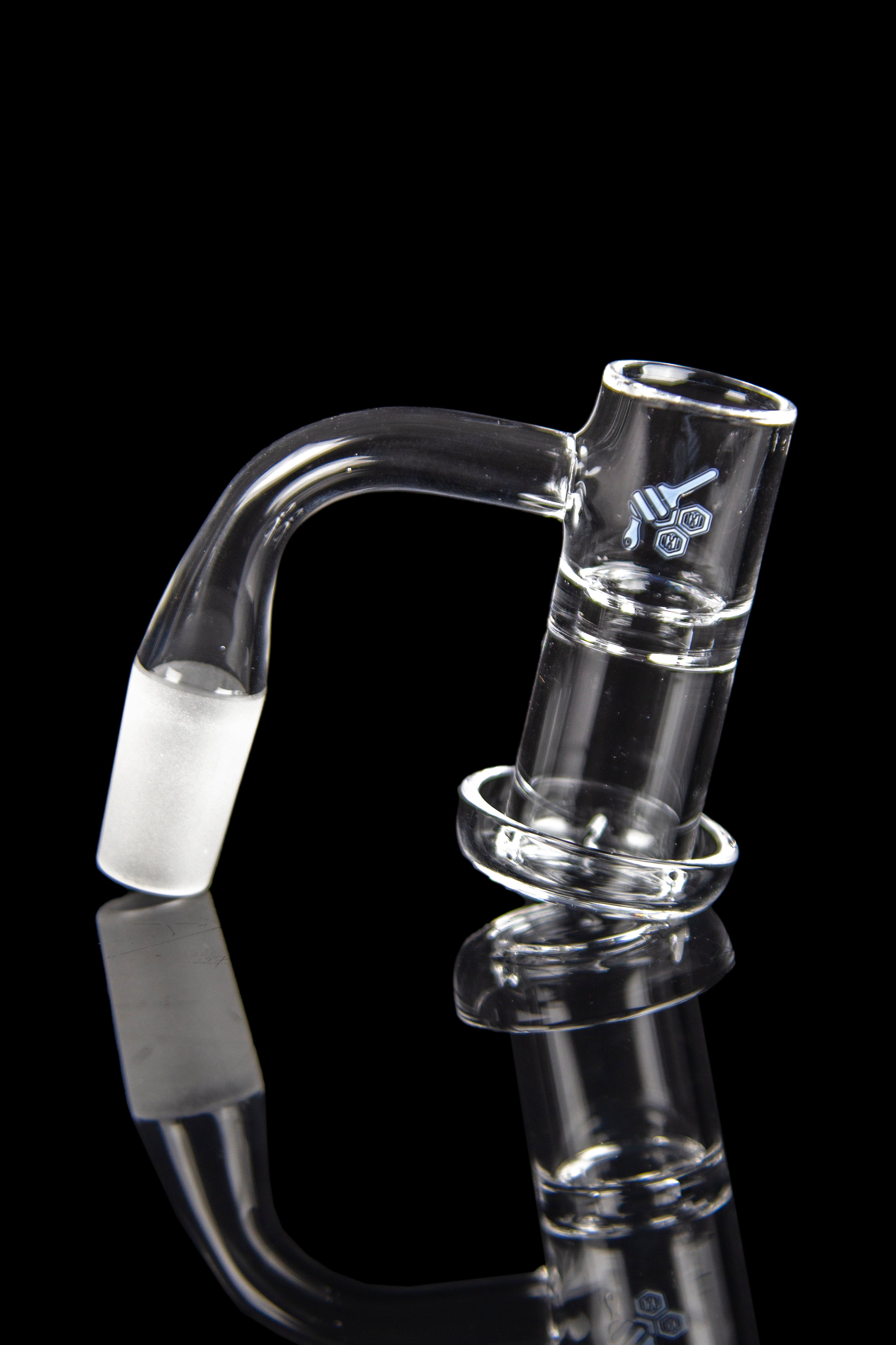Honeybee Herb Honeysuckle XL Quartz Banger - Yellow Line: The Ultimate Dabbing Beast