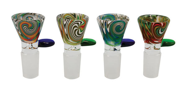 Funnel Shaped Colorful Worked Herb Slide