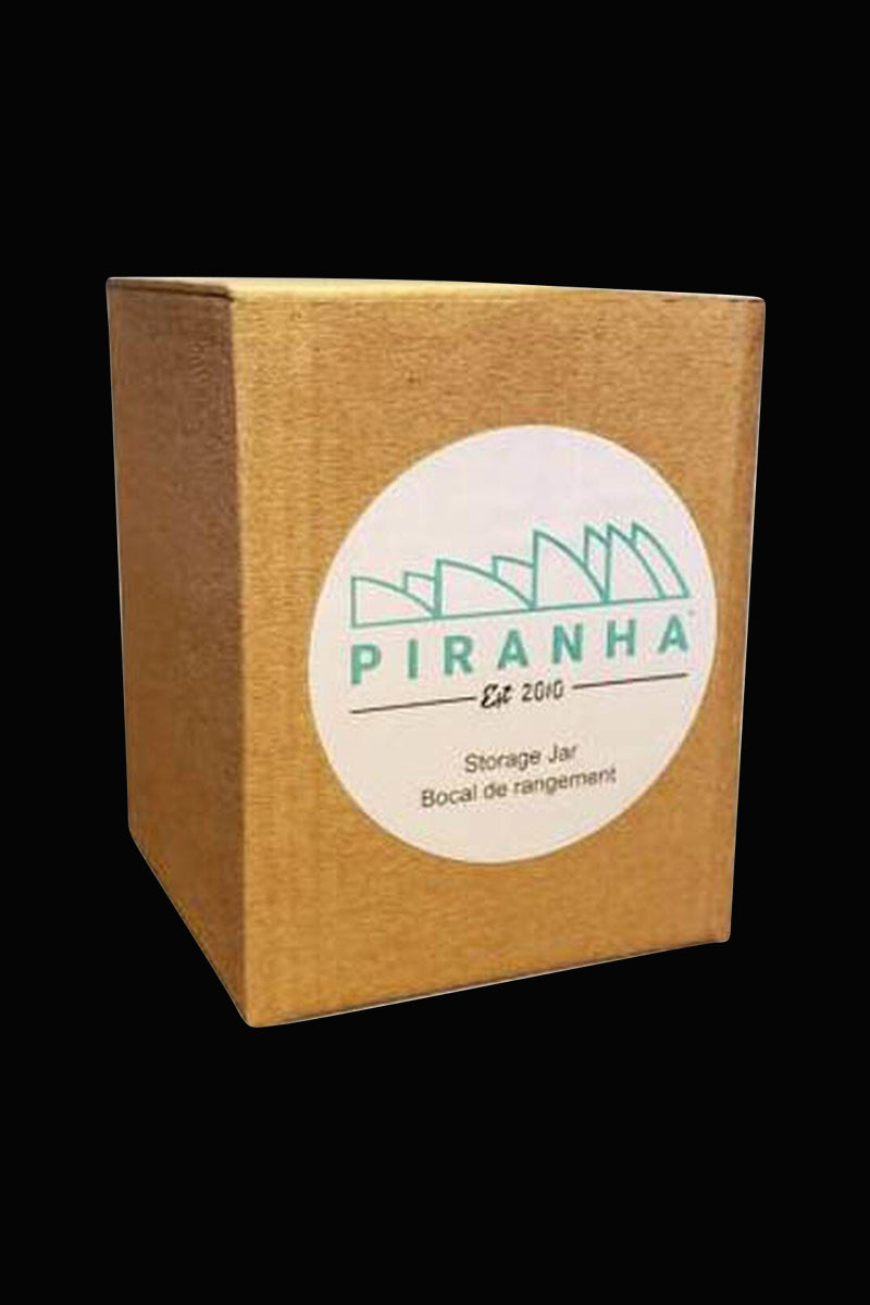 Piranha Premium Weed Storage Jar with Stylish Bamboo Lid