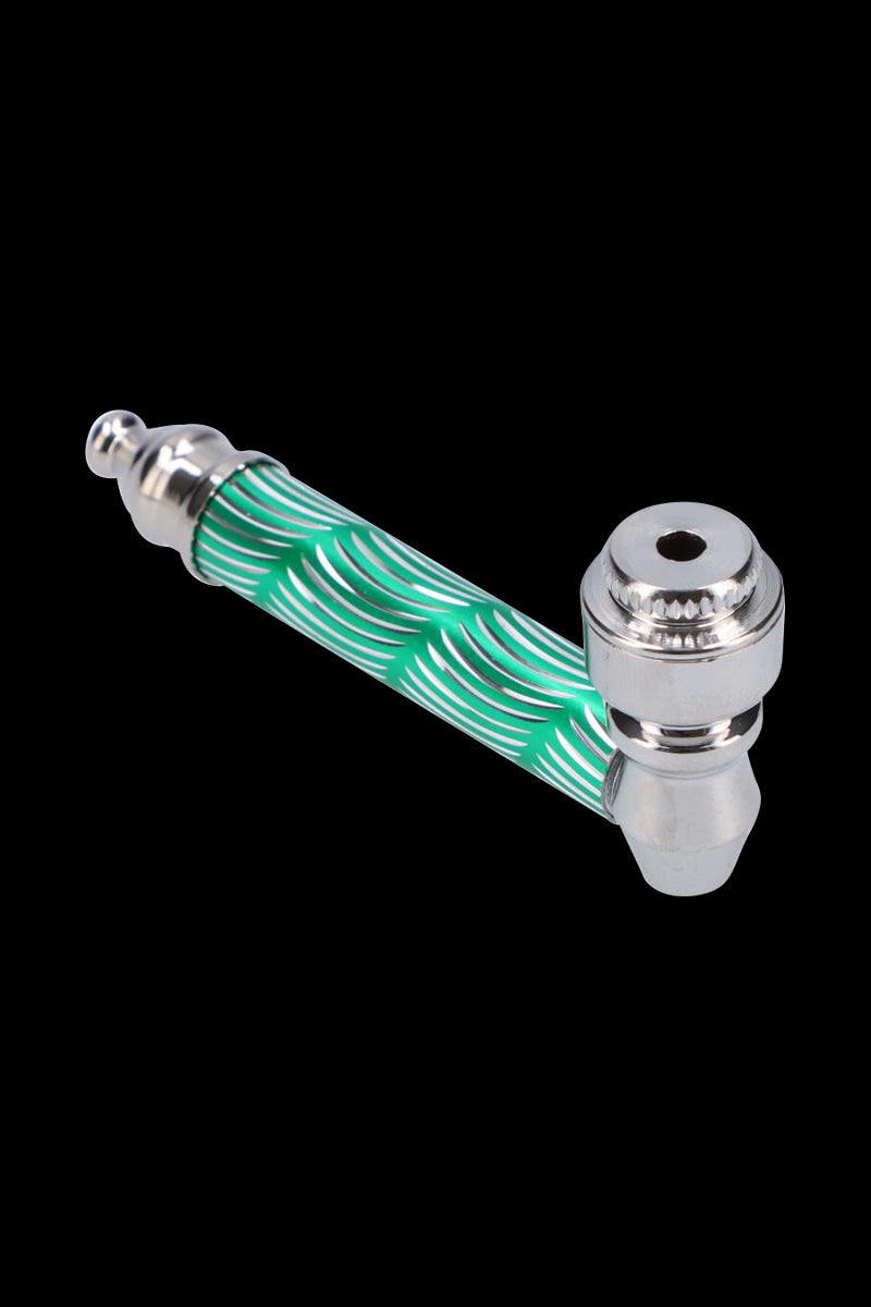 Colorful Metal Hand Pipe for On-the-Go Use