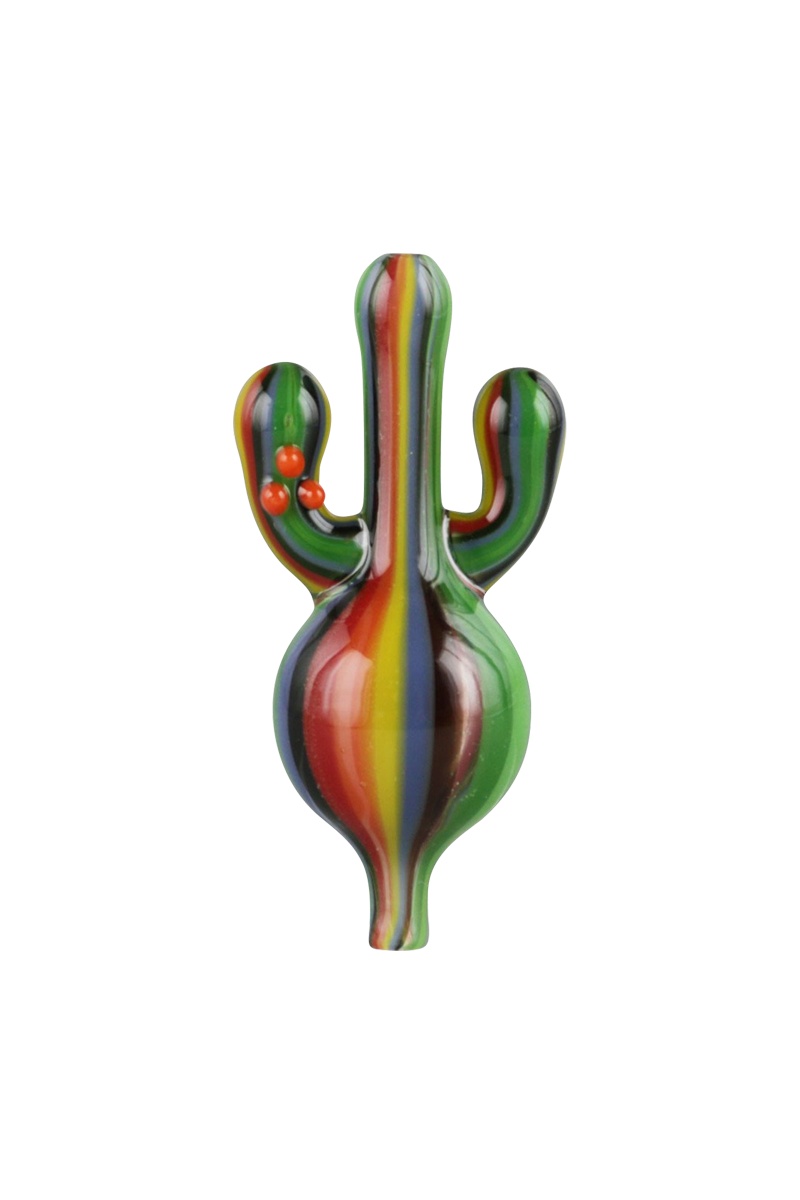 Mind - Blowing Psychedelic Cactus UV Glow Bubble Carb Cap